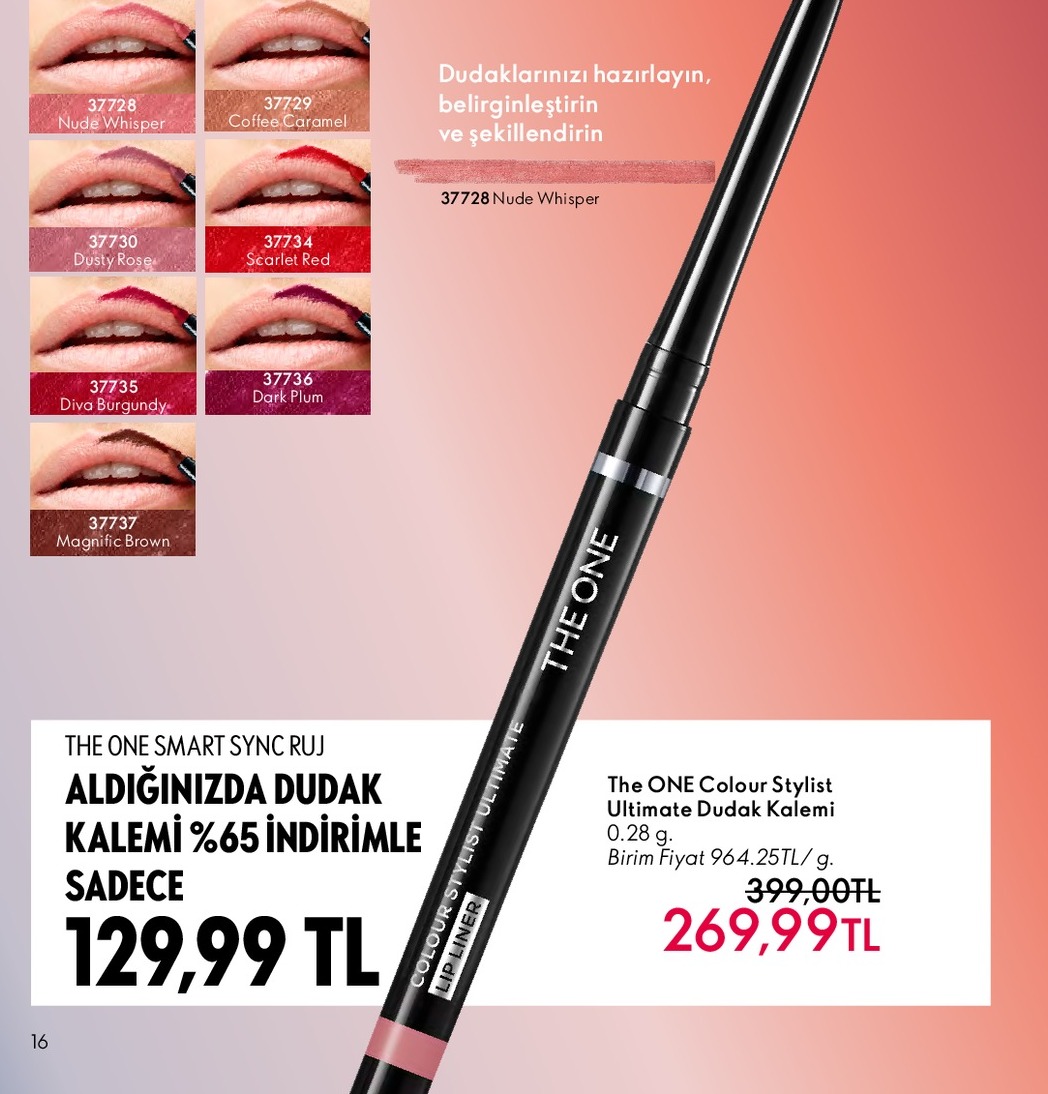 The One Colour Stylist Ultimate Dudak Kalemi 0.28G