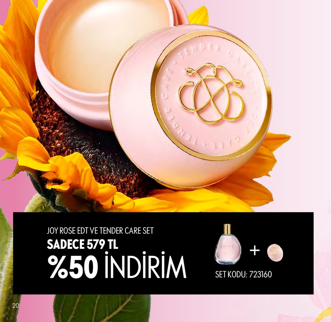 Joy Rose Edt Ve Tender Care Set