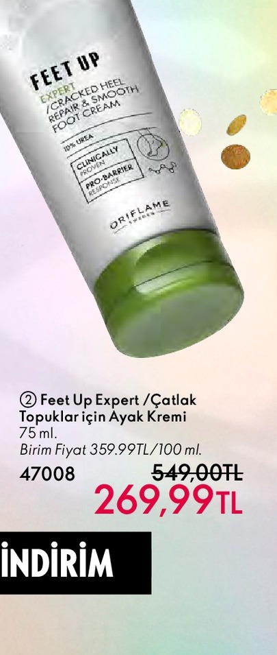 Feet Up Expert Çatlak Topuklar Için Ayak Kremi 75Ml