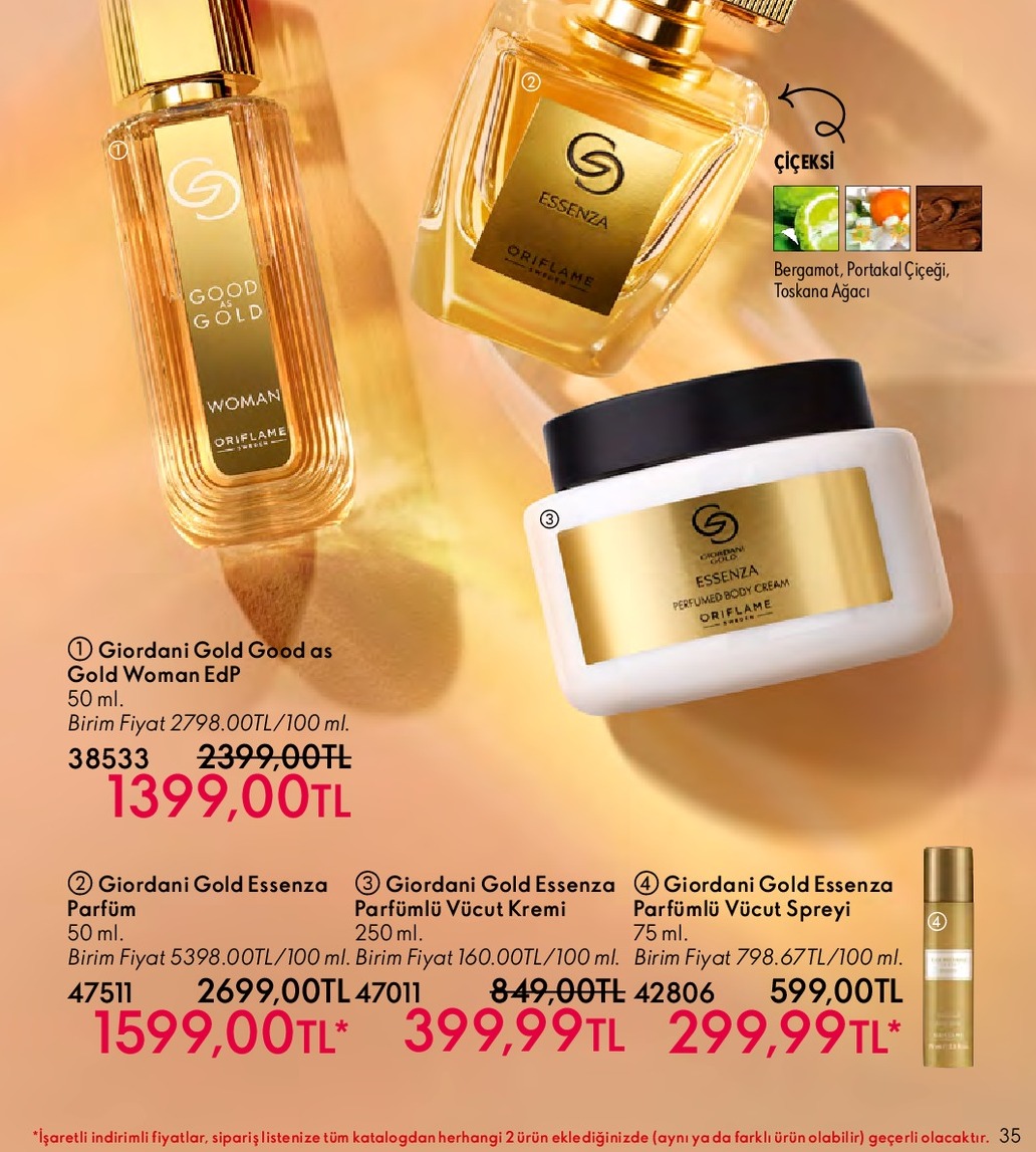 Giordani Gold Essenza Parfümlü Vücut Kremi 250 Ml