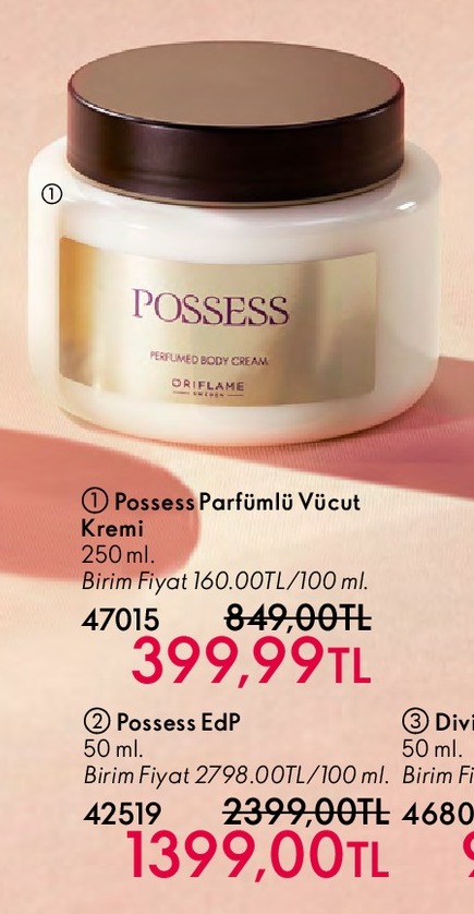 Possess Parfümlü Vücut Kremi 250 Ml