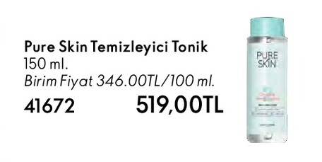 Pure Skin Temizleyici Tonik 150 Ml.