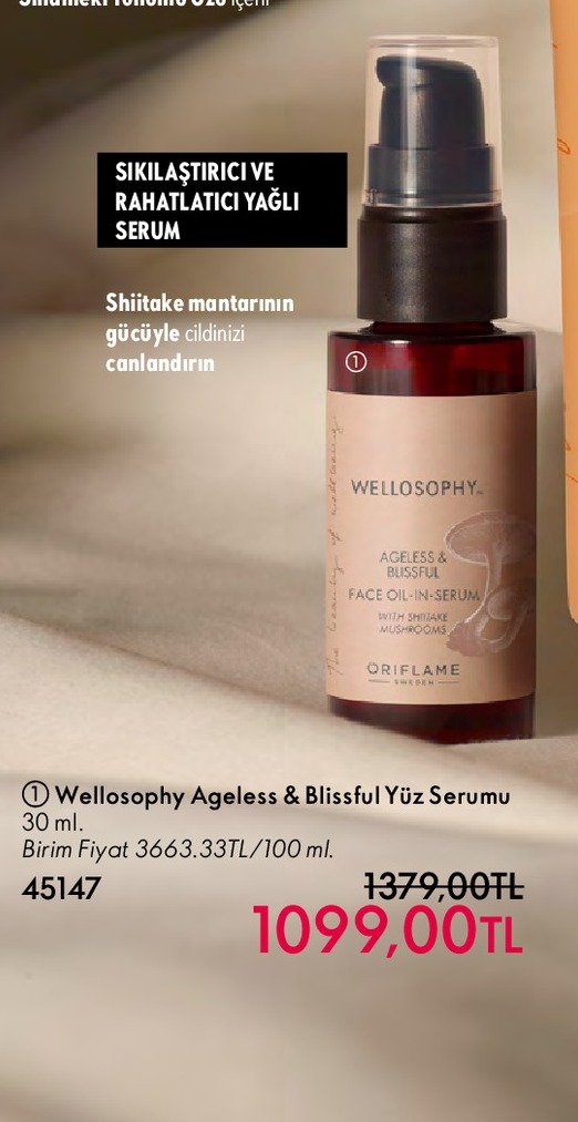 Wellosophy Ageless & Blissful Yüz Serumu 30 Ml