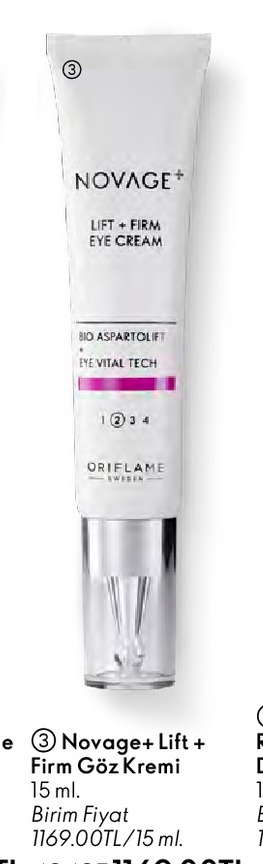 Novage+ Lift + Firm Eye Cream 15 Ml