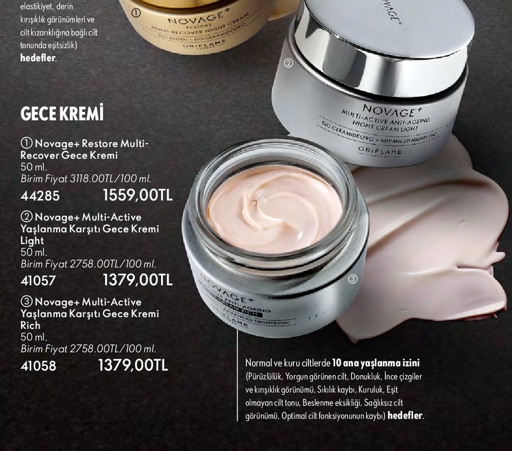 Novage+ Restore Multi-Recover Gece Kremi 50 Ml