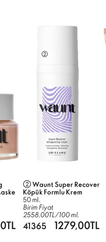 Waunt Süper Recover Köpük Formlu Krem 50 Ml