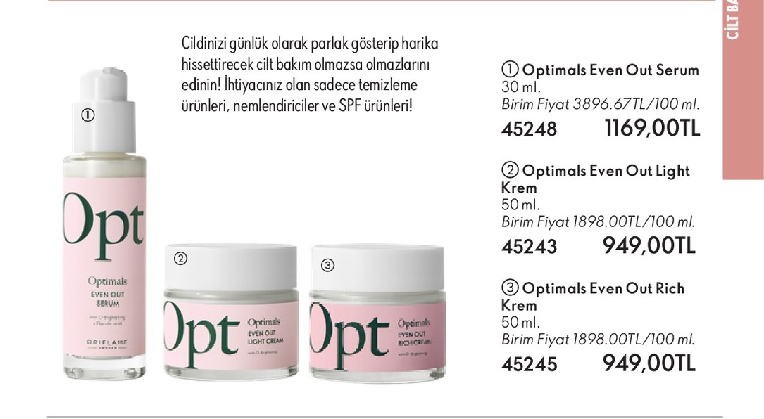 Oriflame Optimals Even Out Serum 30 Ml