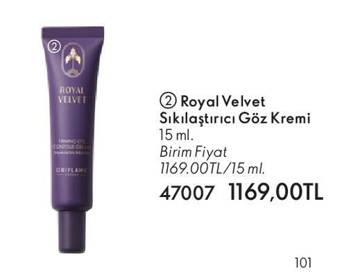 Royal Velvet Sıkılaştırıcı Göz Kremi 15Ml