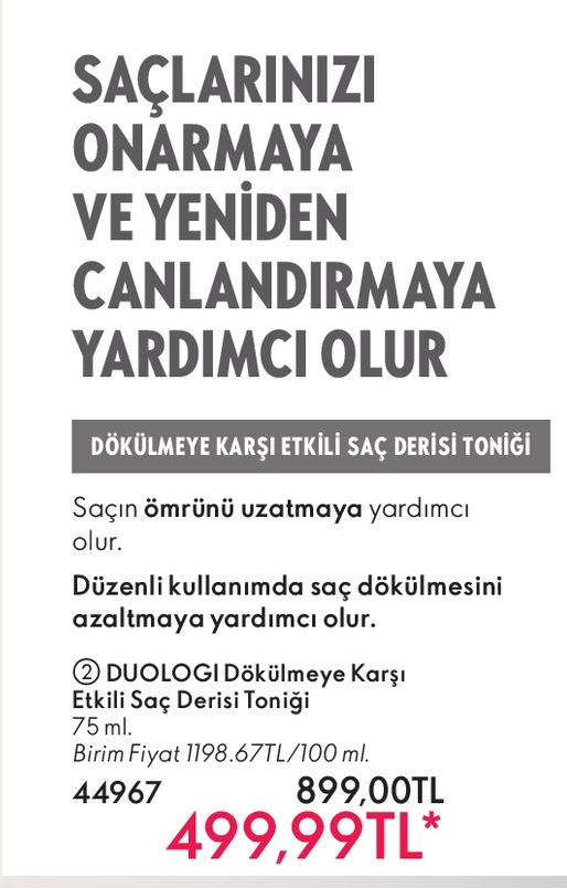 Duologi Dökülmeye Karşı Etkili Saç Derisi Tonigi 75 Ml