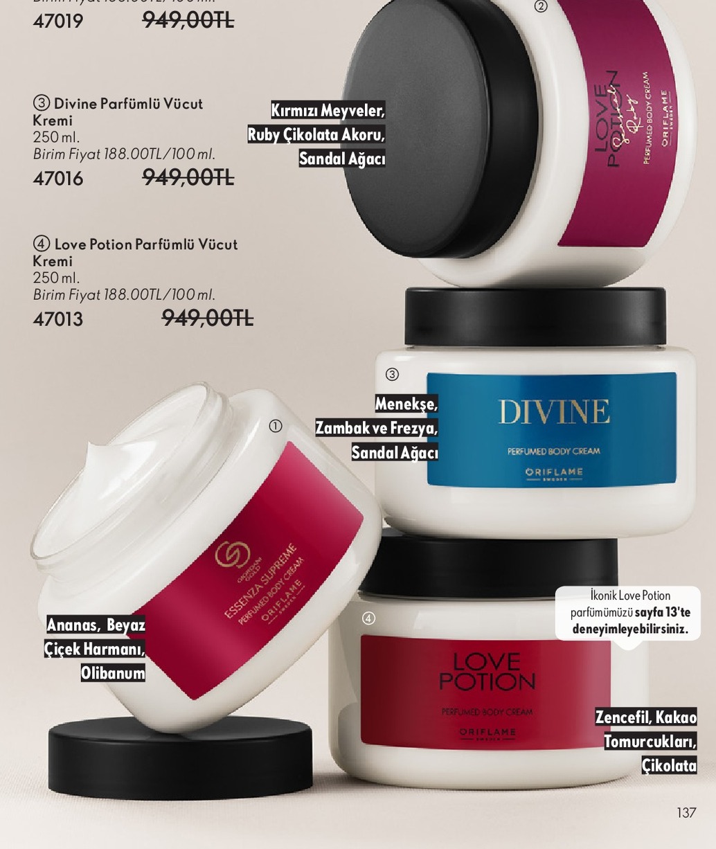 Essenza Supreme Parfümlü Vücut Kremi 250Ml