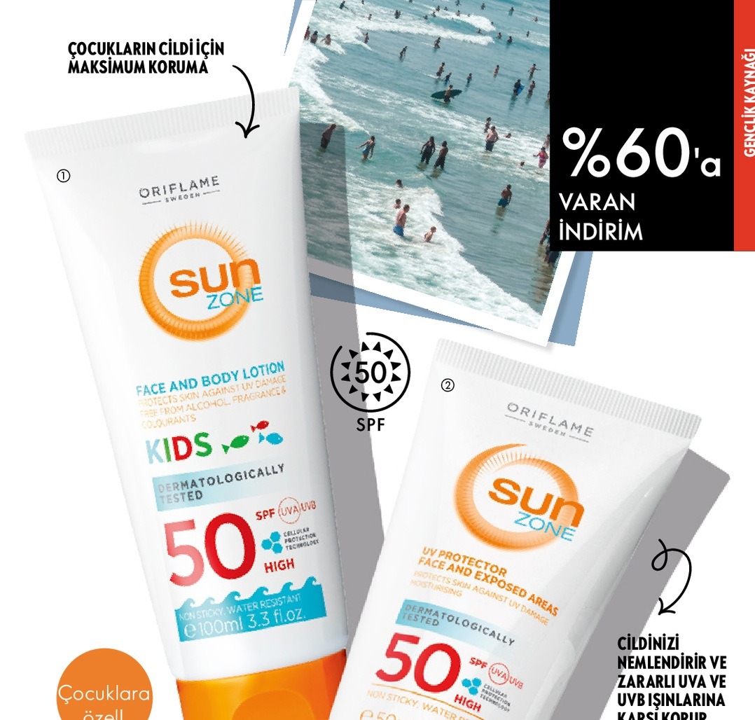 Sun Zone Face And Body Lotion Spf 50 50Ml