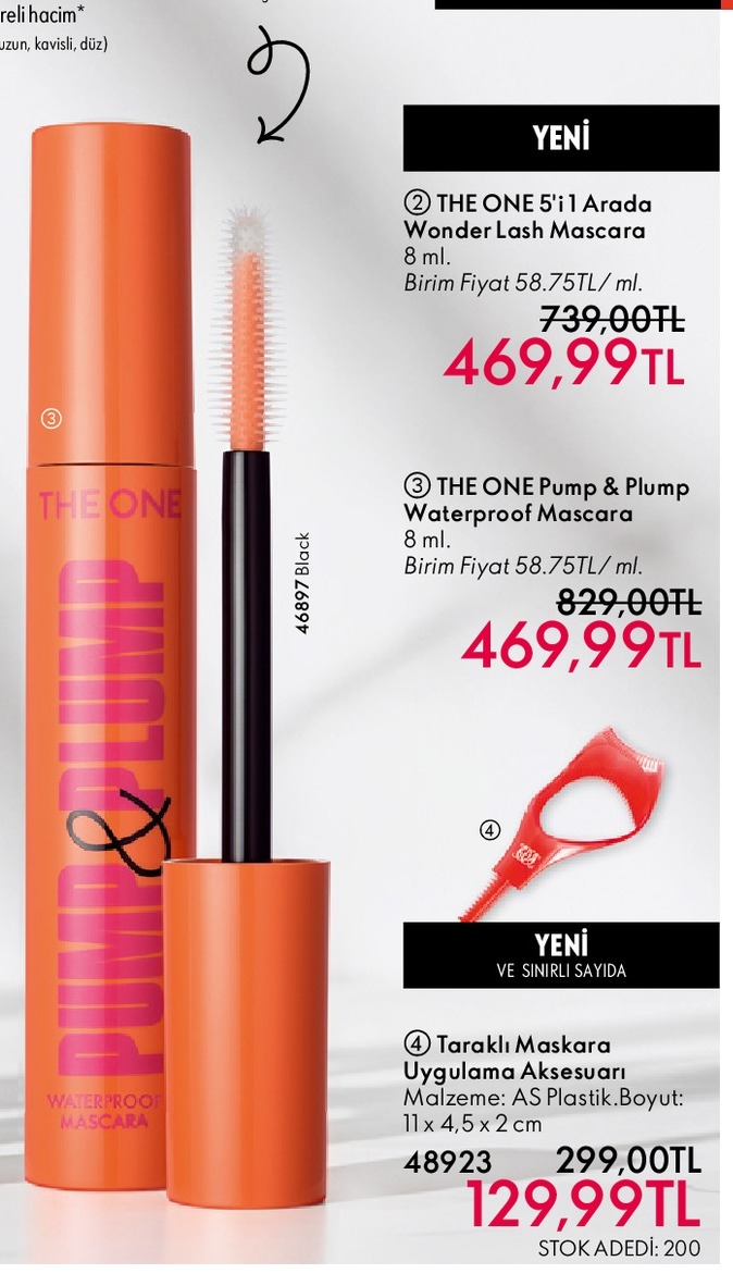 The One 5'I 1 Arada Wonder Lash Mascara 8Ml