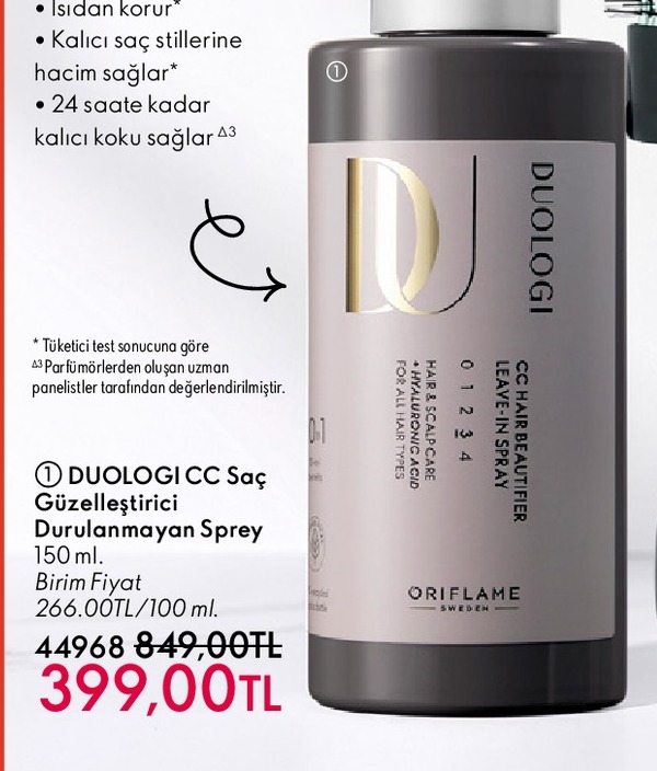 Duologi Cc Saç Güzelleştirici Durulanmayan Sprey 150Ml