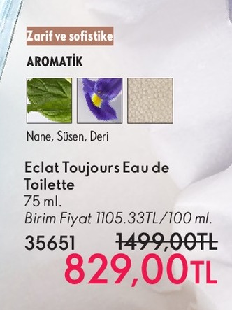 Eclat Toujours Eau De Toilette 75Ml