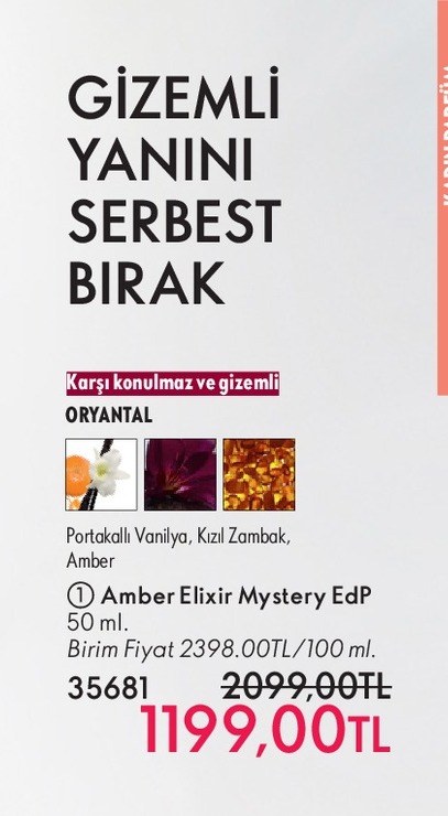 Amber Elixir Mystery Edp 50 Ml