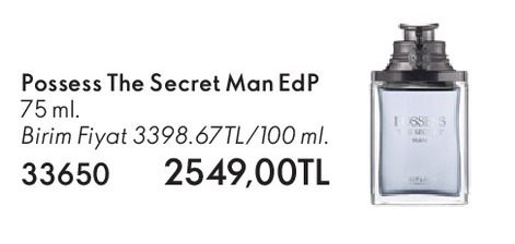 Possess The Secret Man Edp 75 Ml