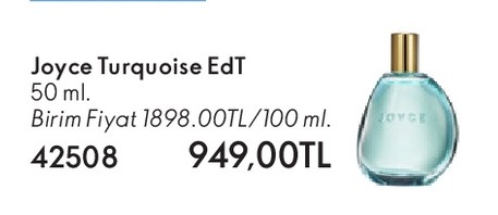Joyce Turquoise Edt 50 Ml.