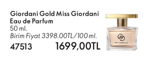 Giordani Gold Miss Giordani Eau De Parfum 50 Ml.
