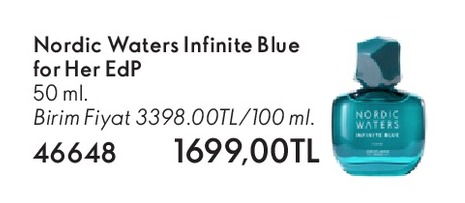 Nordic Waters Infinite Blue For Her Edp 50 Ml.