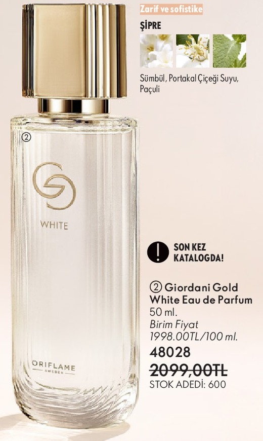 Giordani Gold White Eau De Parfum 50 Ml