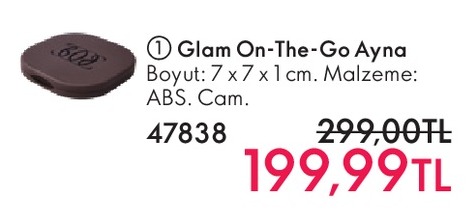 Glam On-The-Go Ayna 7X7X1 Cm