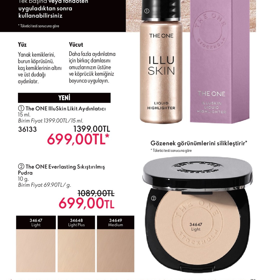 The One Illuskin Likit Aydınlatıcı 15 Ml