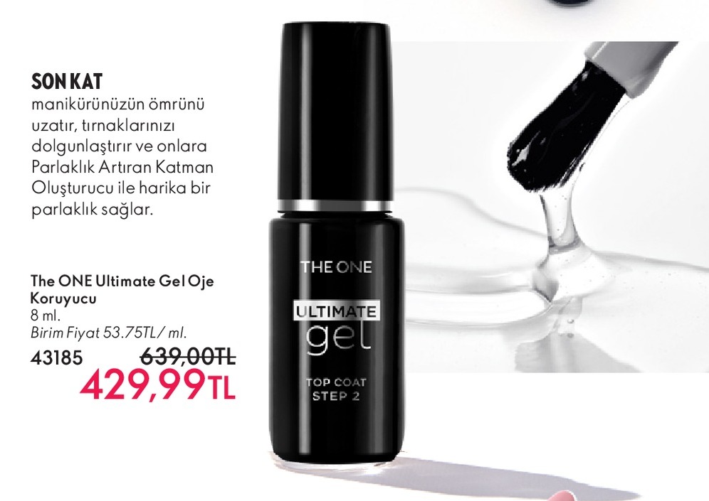 The One Ultimate Gel Oje Koruyucu 8 Ml