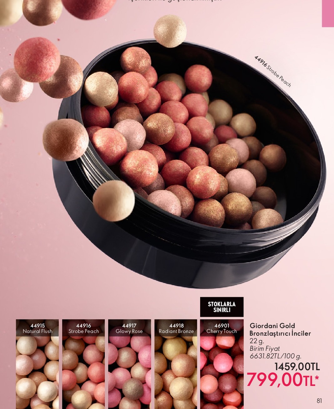 Giordani Gold Bronzlaştırıcı İnciler 100G