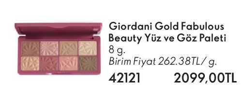 Giordani Gold Fabulous Beauty Yüz Ve Göz Paleti 8G.