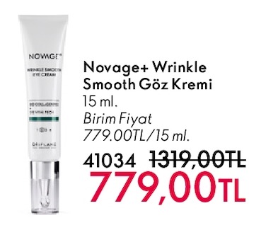Novage+ Wrinkle Smooth Göz Kremi 15 Ml