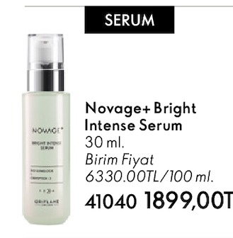 Novage+ Bright Intense Serum 30Ml