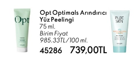Opt Optimals Arındırıcı Yüz Peelingi 75Ml