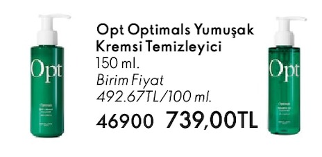 Opt Optimals Yumuşak Kremsi Temizleyici 150Ml