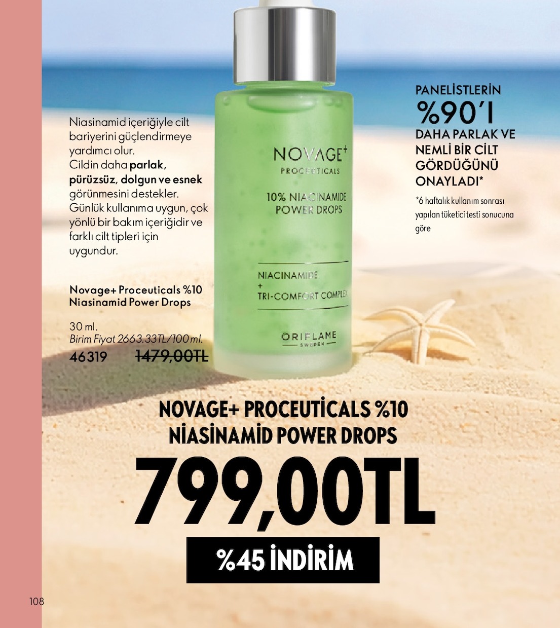 Novage+ Proceuticals %10 Niasinamid Power Drops 100Ml
