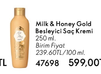 Milk & Honey Gold Besleyici Saç Kremi 250 Ml.