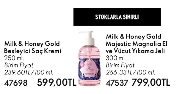 Milk & Honey Gold Majestic Magnolia El Ve Vücut Yıkama Jeli 300 Ml.
