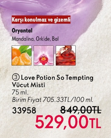 Love Potion So Tempting Vücut Misti 75Ml