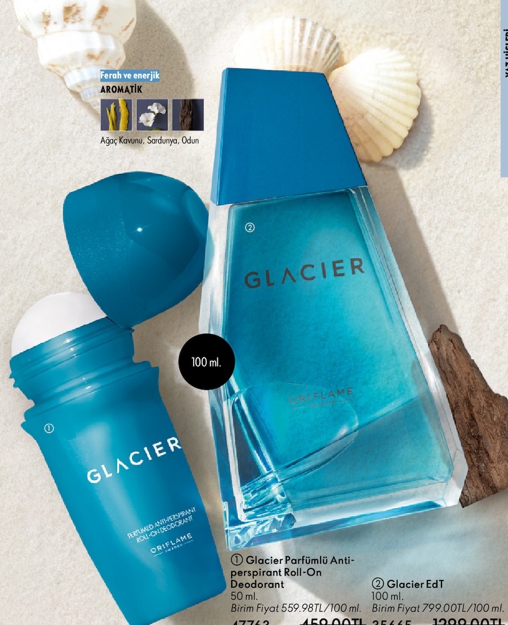 Glacier Parfümlü Anti-Perspirant Roll-On Deodorant 50Ml