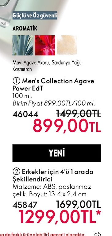 Men'S Collection Agave Power Edt 100 Ml