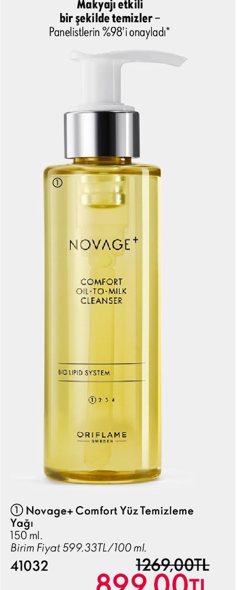 Novage+ Comfort Yüz Temizleme Yağı 150 Ml