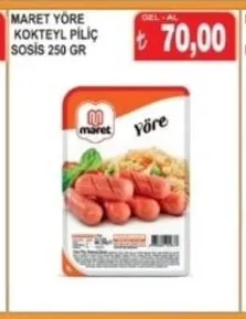 Maret Yöre Kokteyl Pi̇Li̇Ç Sosi̇S 250 Gr