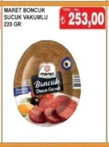 Maret Boncuk Sucuk Vakumlu 220 Gr