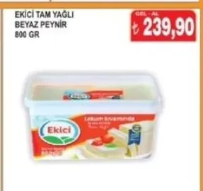 Eki̇Ci̇ Tam Yağli Beyaz Peyni̇R 800 Gr