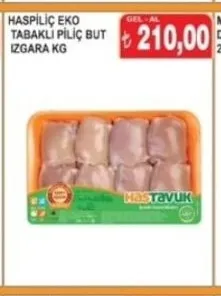 Haspi̇Li̇Ç Eko Tabakli Pi̇Li̇Ç But Izgara Kg