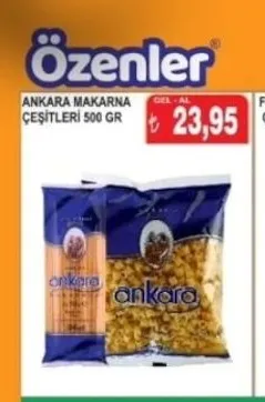 Özenler Ankara Makarna Çeşitleri 500 Gr