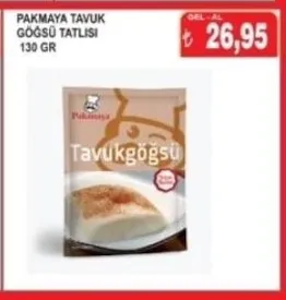 Pakmaya Tavuk Göğsü Tatlisi 130 Gr