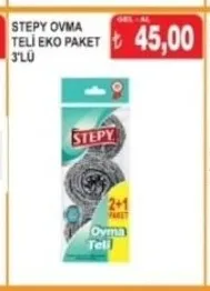 Stepy Ovma Teli̇ Eko Paket 3'Lü