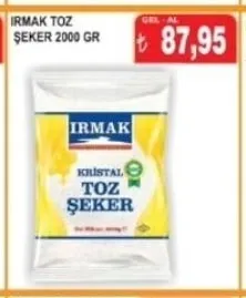 Irmak Toz Şeker 2000 Gr