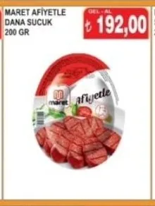 Maret Afi̇Yetle Dana Sucuk 200 Gr