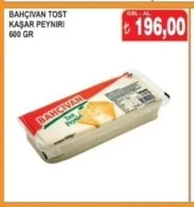 Bahçivan Tost Kaşar Peyniri 600 Gr